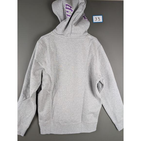 New Era EE Los Angeles Lakers Hoodie Gray M NBA x Eric Emanuel Of $160 NWT - Picture 8 of 11